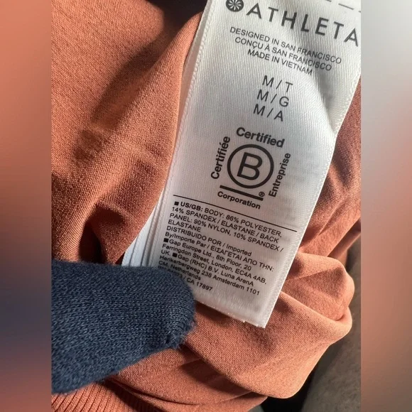 NWOT Athleta Women’s Passenger M/T  Wide Leg Rust Jumpsuit - Picture 10 of 11